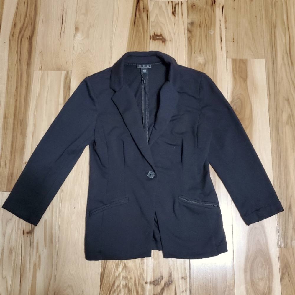 Metaphor Black Blazer Top (S/C)